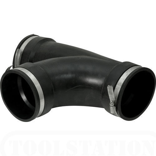 Round 10-100Mm Black Flexible Pvc Tee For Drip Irrigation