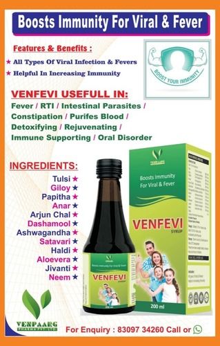 Ayurvedic Venfevi Immunity Booster Syrup (200ML)