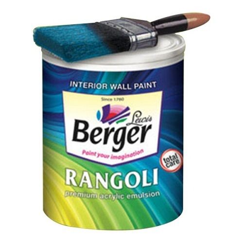 Berger Paints Rangoli Total Care Interior Emulsion 1 Ltr White Water Based Ink