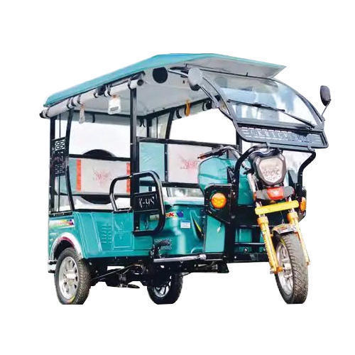 Color Coated Open Body Type Color Coated Three Wheel Battery Operated Passenger Rickshaw