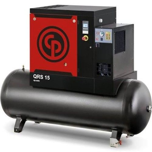 Pneumatic Quiet Rotary Screw Air Compressor With Dryer 230 Volts And 1 Phase