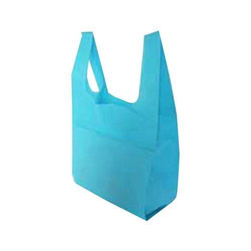 Sky Blue Color Non Woven W Cut And U Cut Printed Bags For Shopping Bag Size: Customized