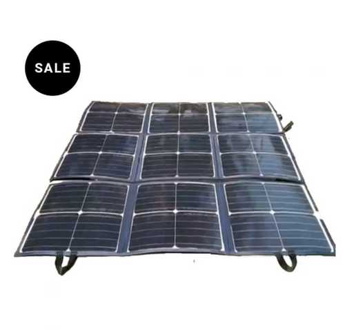 Blue Compact And Light Weight 12V 180W Foldable Solar Panel (Monocrystalline)