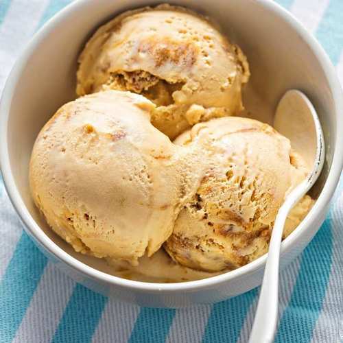 Delicious Yummy Taste and Mouth Watering Nutty Butterscotch Flavoured Icecream