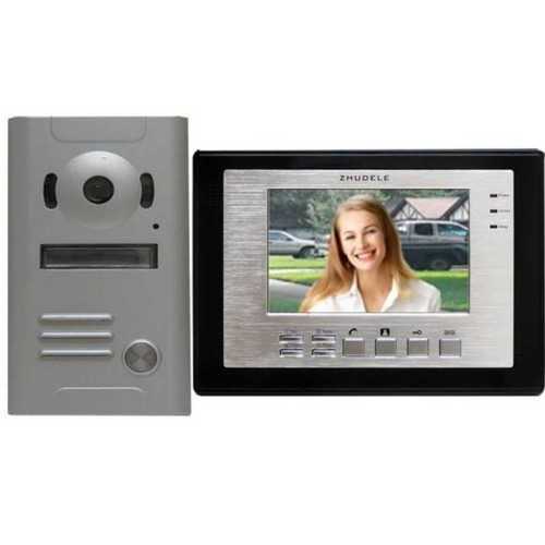 High Speed And Stable Performance Video Door Phone In Grey Color Application: Outdoor