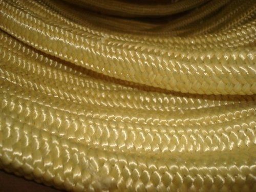 Industrial 1-10 MM Size Flexible High Temperature Resistant Braided Aramid Rope