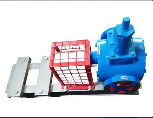 Metal Industrial Use Internal Gear Pumps With Base Frame (Blue, Red, Grey Color)