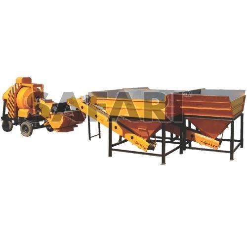 Low Maintenance Diesel Engine Operated Reversible Drum Concrete Mixer Machine