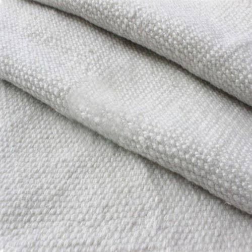 Plain White And Odorless High Temperature Insulation Ceramic Fibre Cloth