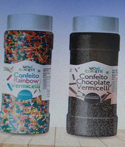 Wow Confeito Vermicelli Combo Sprinkles (Rainbow 125g & Chocolate 125g) 