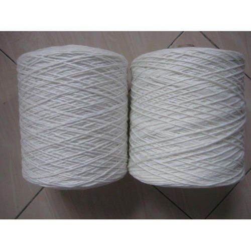 Durable 20 Count White Non Asbestos High Temperature Ceramic Yarn For Industrial Packaging 