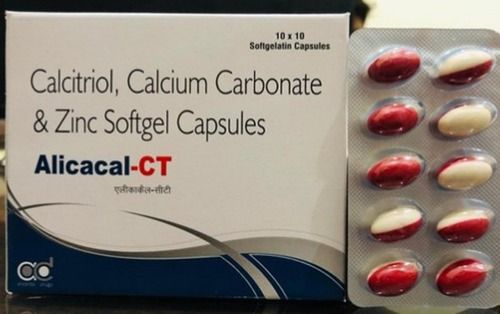 Calcitriol Calcium Carbonate and Zinc Softgel Capsules