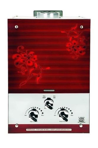 Customized Durable, Light Weight And Wall Mounted Red Color Geyser