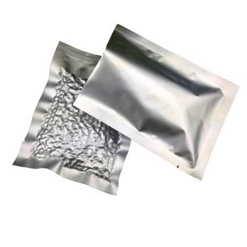 Silver Elegant Finish And Leak Proof Vacuum Pouch Bag In Rectangle Shape 