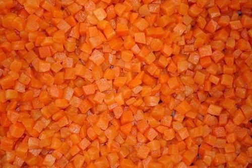 Frozen IQF Fresh Organic Red Carrot For Cooking, Confectionery And Bakery