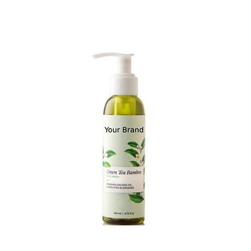 Green Tea Bamboo Facewash For All Type Of Skin With Herbal Ingredients Color Code: Cool Places