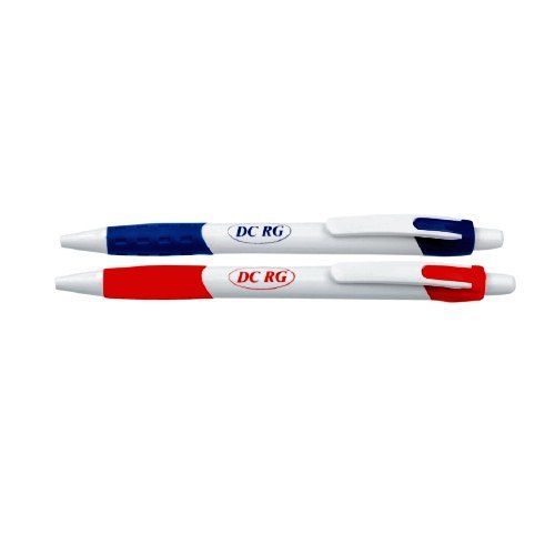 Plastic Retractable Pen - 4-6 Inch Size, 0.5mm Nib, Available In Various Ink Colors | Custom Logo, Promotional Use, Set Of 3