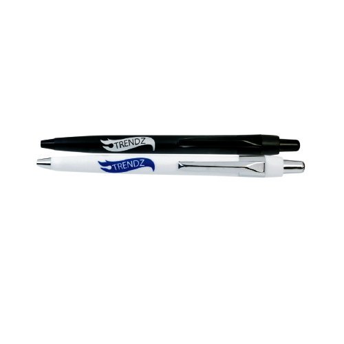 Retractable Plastic Pen Set - 0.5mm Nib Size, Standard 4-6 Inches, Available in Blue, Black, Red | Custom Logo, Ideal for Office and School Promotion