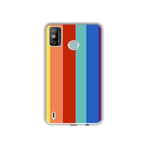 Skin Friendliness Crack Resistance Light Weight Rainbow Color Mobile Cover