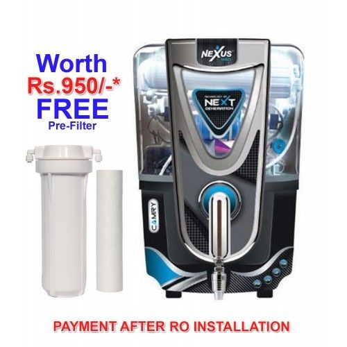 Wall Mounted Aquafresh Nexus Camry Black Water Purifier Machine