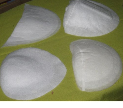 White Cotton Shoulder Pads - Silicone Blend, Four Color Sets: Black, Flesh, Transparent, Transparent Flesh | Improve Shoulder Shape, Breathable Design