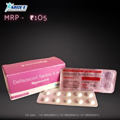 Mgeecort 6 Tablets Ingredients: Deflazacort