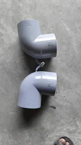 White And Grey 110 Mm Pvc Pipe Elbow(2 Way Connection) For Water Fitting