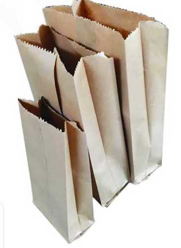 500 Gm to 2 KG Capacity Kraft Paper Stand Up Pouches For Packaging