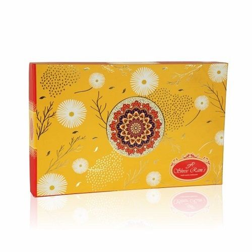 Paper Eco Friendly, Paper, Square Shape, Printed Pattern, Sweet Packaging Box