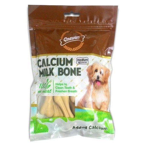 Gnawlers Milk Calcium Bone Packets 1Kg For Clean Teeth & Freshen Breath