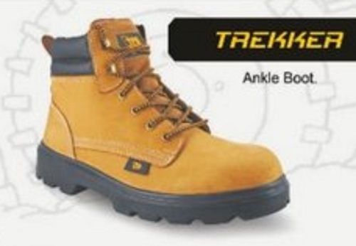 JCB Trekker High Ankle Double Density PU Sole Steel Toe Cap Leather Safety Shoes