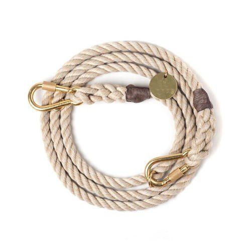 Jute Dog Leash With 2-3 Meter Length And 10-15 mm Diameter And Brass Hook