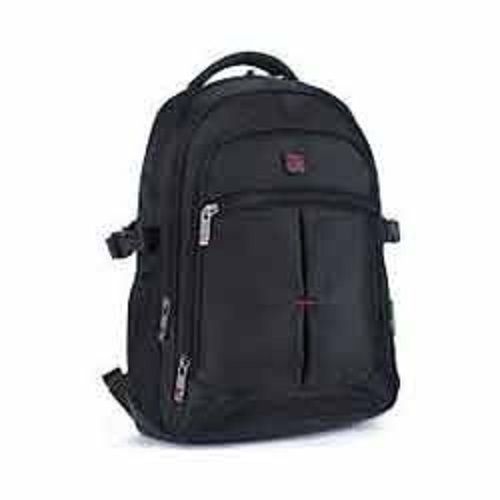 Light Weight, Black Matty Washable Waterproof Laptop Bag With Zipper Closure Design: Backpack