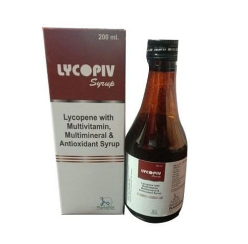 Liquid Lycopene With Multivitamin Multimineral And Antioxidant Syrup