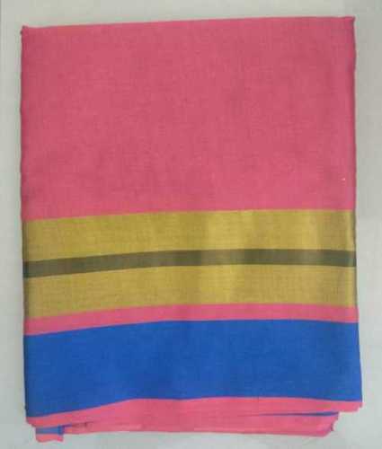 मल्टीकलर मशीन से बनी डेली वियर एंटी रिंकल और आरामदायक एम्ब्रॉयडरी साड़ी