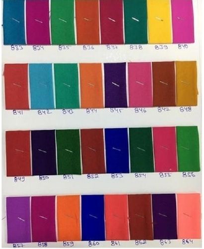 Shrink Resistant American Dyed Plain Crepe Comfortable Fabric For Garment, Width 40-42 Inch