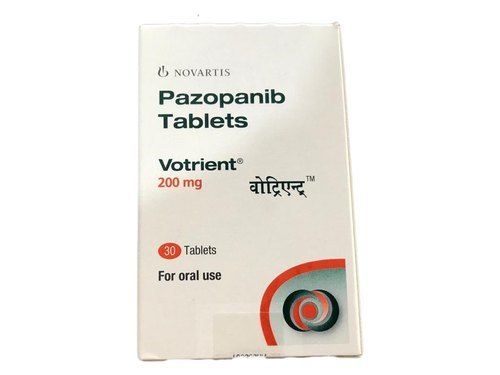  वोट्रिएंट 200 मिलीग्राम टैबलेट सामग्री: पाज़ोपानिब 