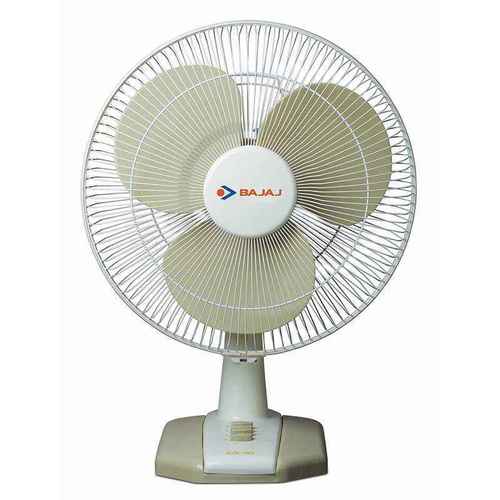 Bajaj Elite Neo Beige Table Fan, Sweep: 400 Mm Body Material: Stainless Steel