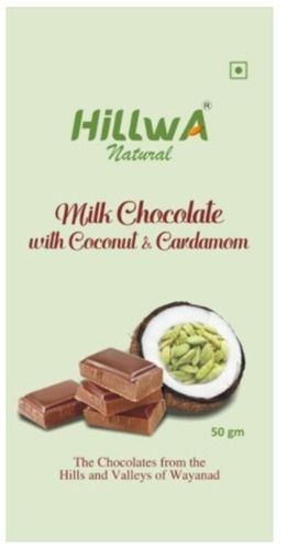 Milk Delicious Taste And Mouth Watering Chocolate With Coconut And Cardamom 