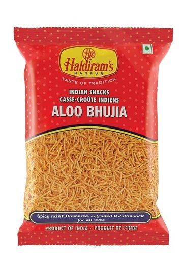 High In Fiber Haldirams Nagpur Aloo Bhujia Namkeen Available In 150 G (Extra 25 G)