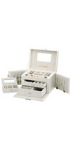 High Strength White Colour Termite Proof Jewellery Box Keeping Jewelry Design: Modern