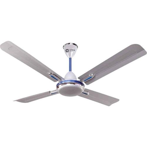 Orient Quadro Ornamental 70W Silver Blue Ceiling Fan, Sweep: 1200 mm