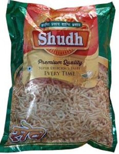Spicy And Thick Noodles Gram Flour Shudh Long Sev Namkeen In Premium Quality