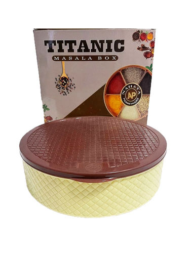 Custom 40X30X30 Cm Round Plastic Spice Box