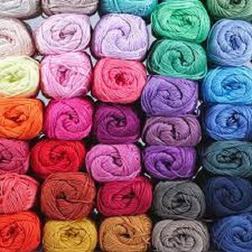 Double Twist Synthetic Natural Yarn With Bright Texture Application: Knitting