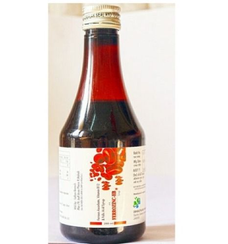 Liquid Ferrozinc-Hb Ferrous Ascorbate Vitamin B12 And Folic Acid Syrup