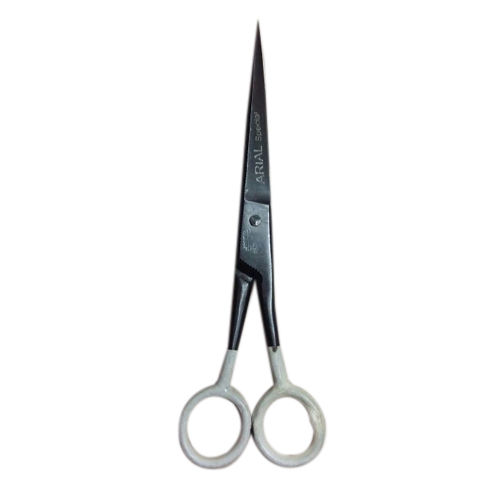 Black Hair Cutting 6 To 7 Inches Straight Handle Barber Scissors