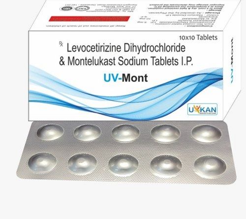  लेवोसेटिरिज़िन डाइहाइड्रोक्लोराइड और मोंटेलुकास्ट सोडियम टैबलेट आईपी 