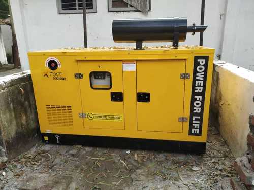 Yellow Robust Construction Low Maintenance Color Coated Diesel Electric Generator (20 Kva)