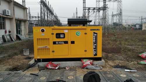 Yellow Robustness Vibration Free Operation Color Coated 25 Kva Diesel Electric Generator